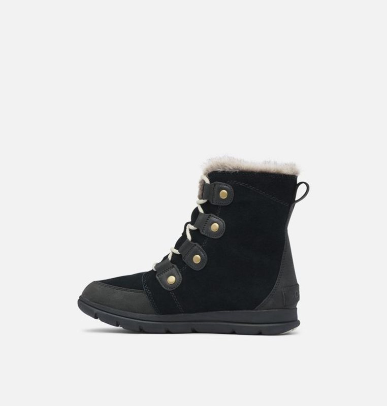 Botas Nieve Sorel Mujer - Explorer™ Joan Bajas Negras/Gris - 64389-OJKF